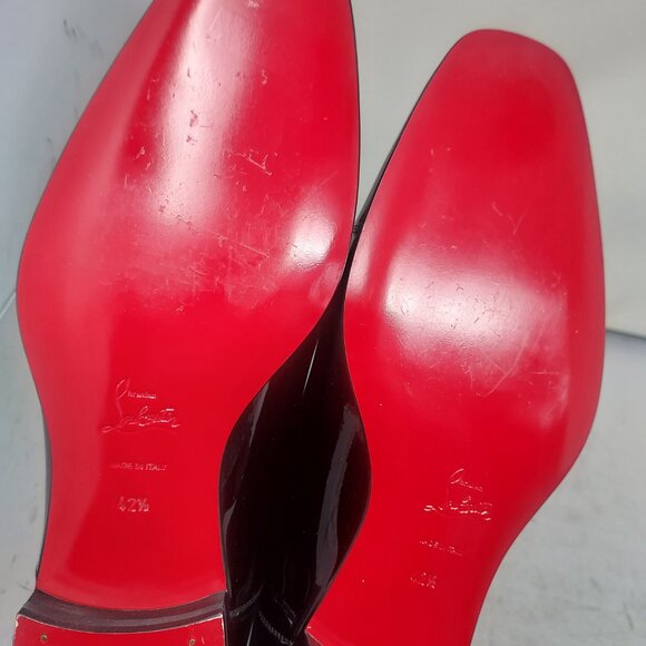 Christian Louboutin Greg on MENS Flat Patent Leather Shoe main image 11